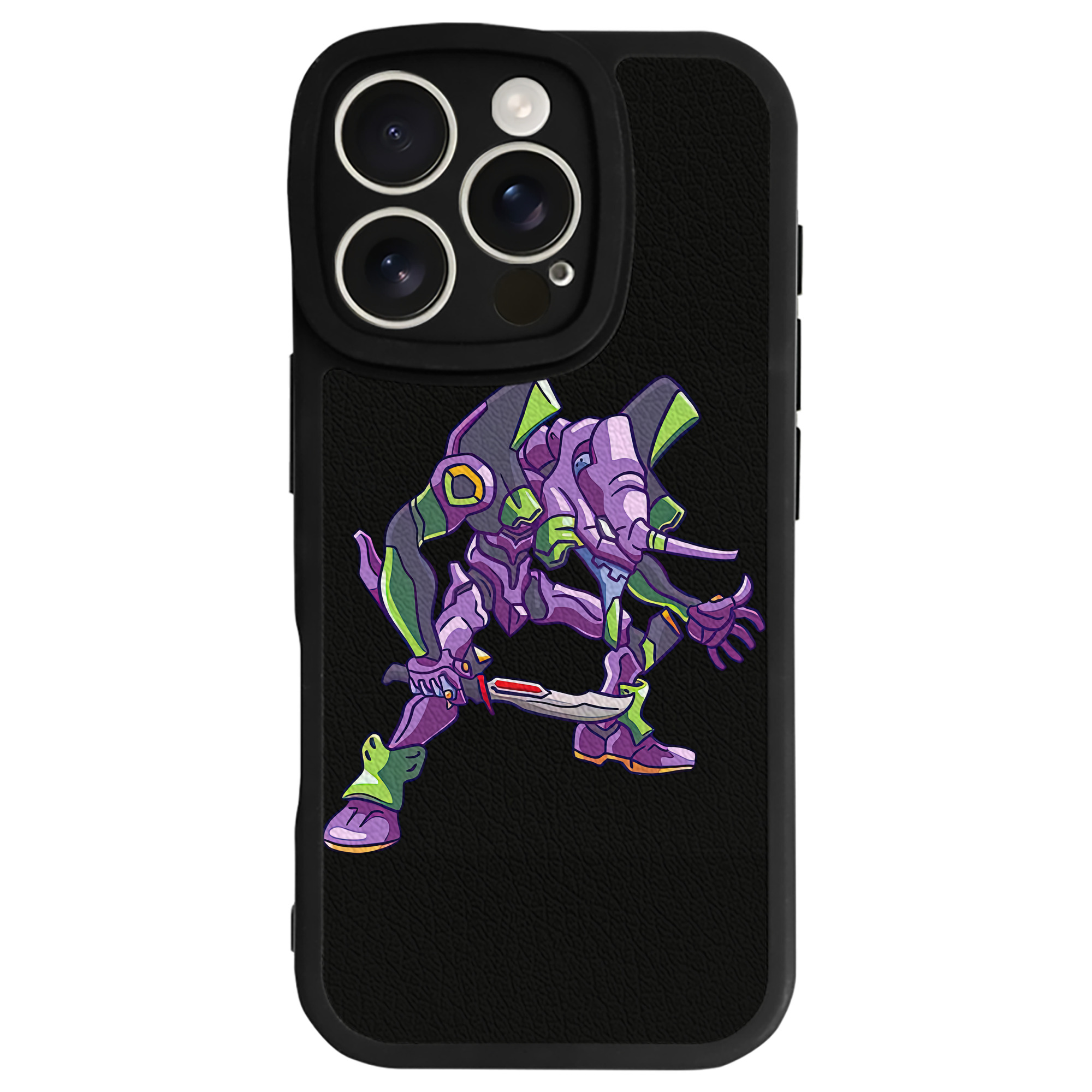 （画像用） EVA 新世紀エヴァンゲリオン 【iPhone 16シリーズ対応】シリコンスマホケース（レザー調） 材質：シリコン